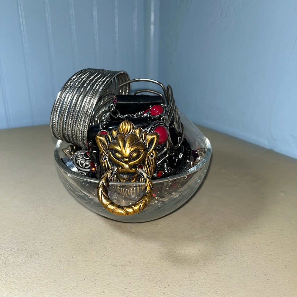 Gothic Themed Mystery Jewelry Jar 2 lbs